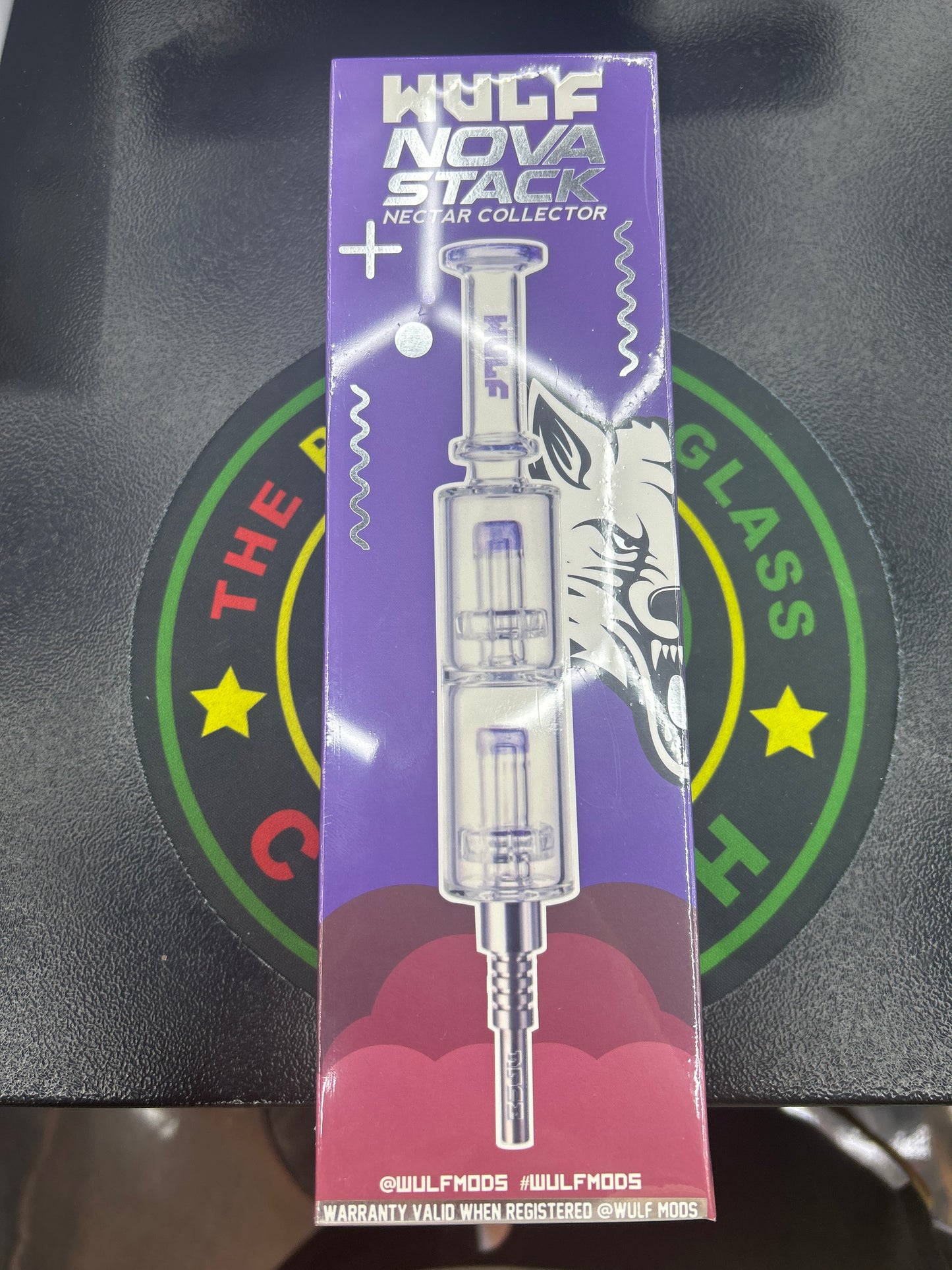 Wulf nova stack water filtering nectar collector purple