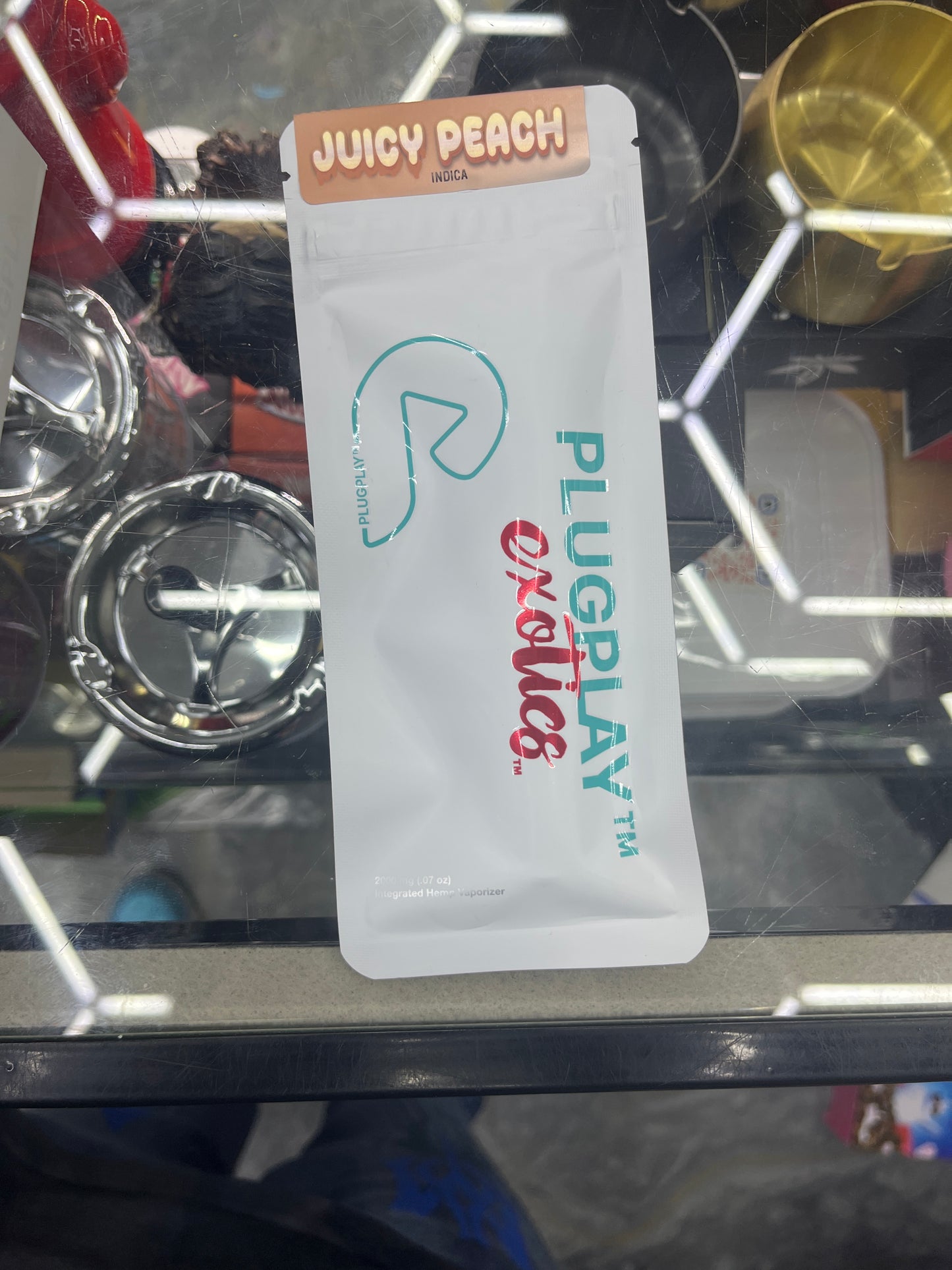 Plug play exotic 2g thcp dispo juicy peach indica