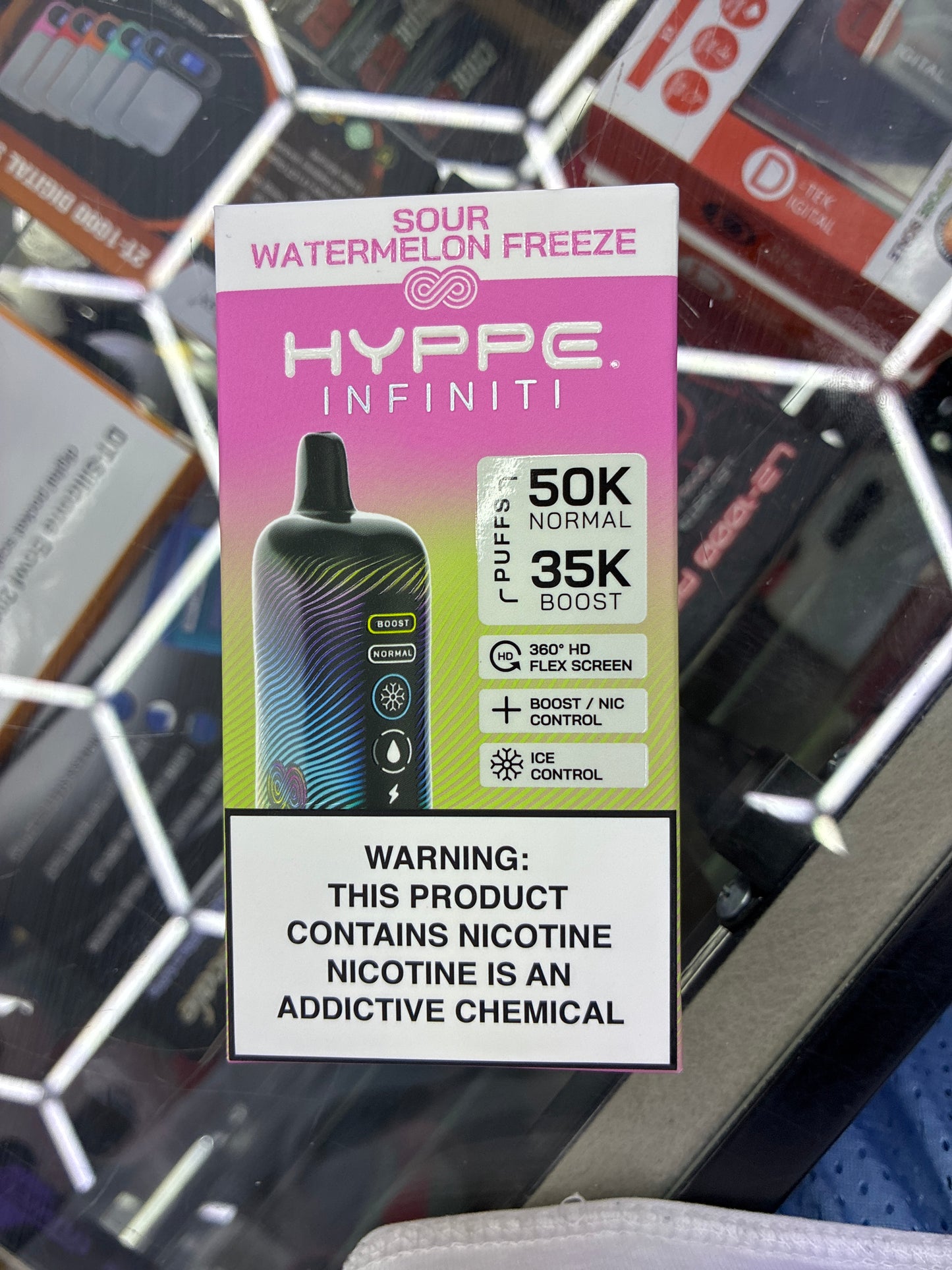 HYPPE INFINITY 50K puffs sour watermelon freeze