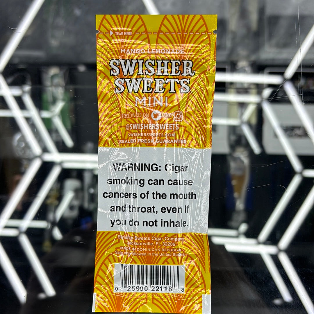 Swisher sweets mini mango lemonade 3mini cigarillos