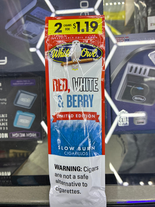 White owl red white & berry cigarillo
