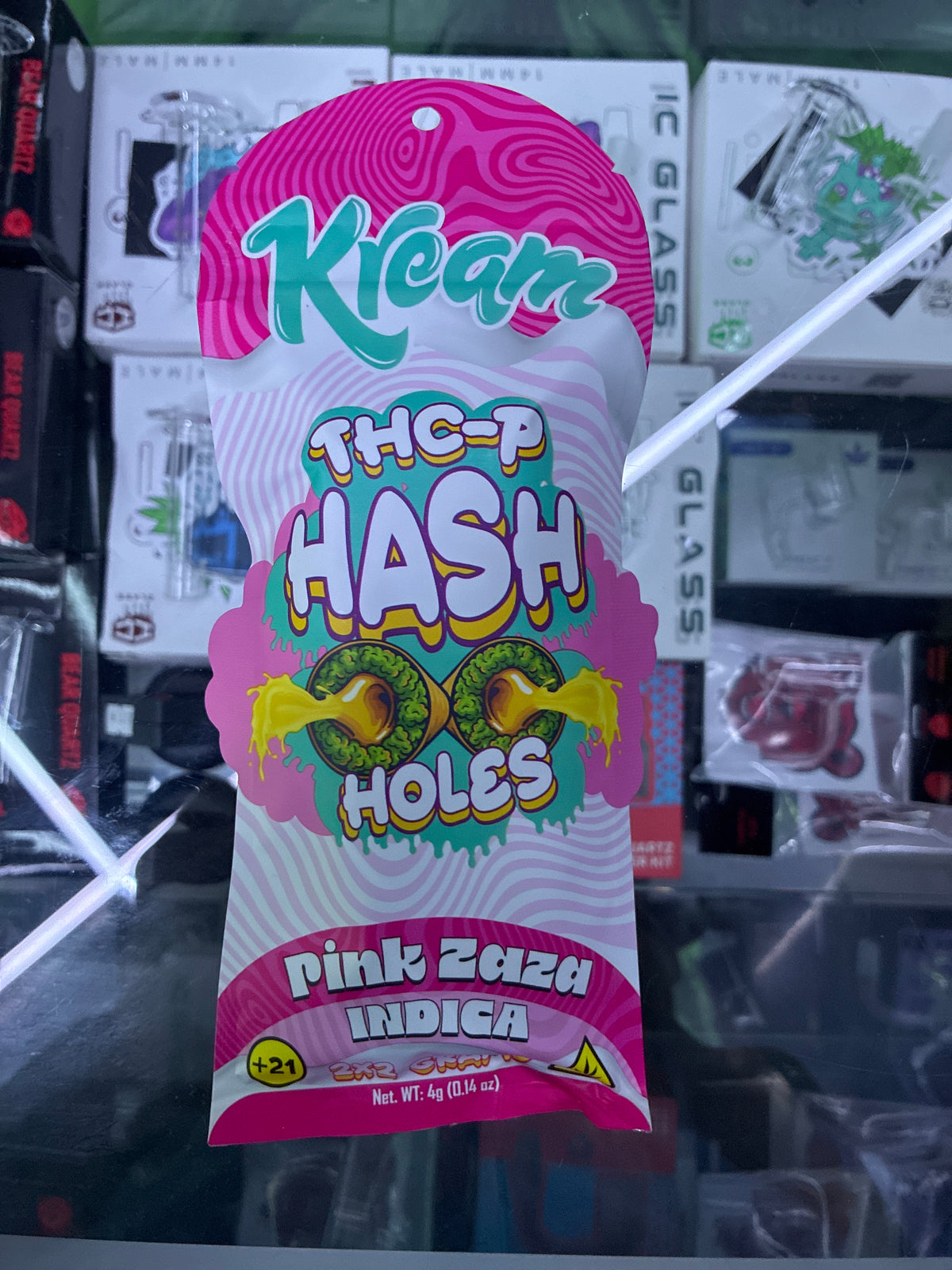 Kream Thc-p hash holes 2gx2ct pink zaza indica