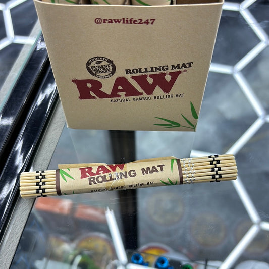 Raw rolling mat natural bamboo, rolling mat