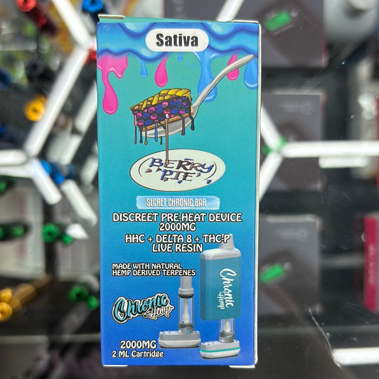 Chronic hemp 2000 MG, berry pie sativa