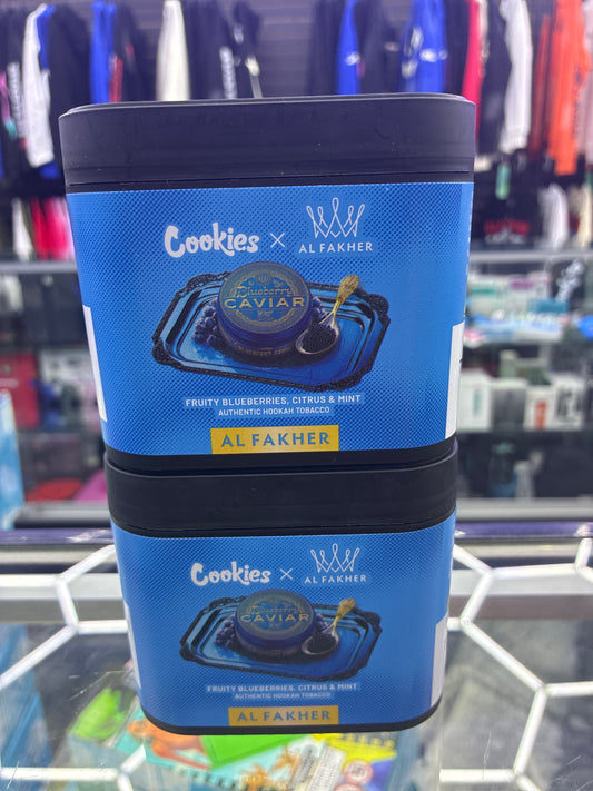Al fahker x cookies blueberry cabiar .5lbs