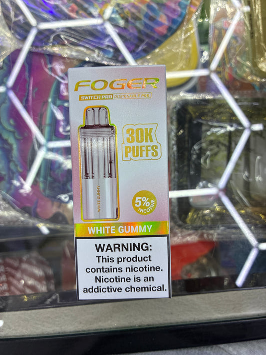 Fogger switch pro disposable pod 30k puffs white gummy