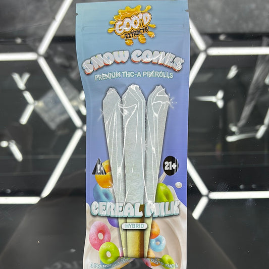 Goo’d snow cones cereal, milk, hybrid