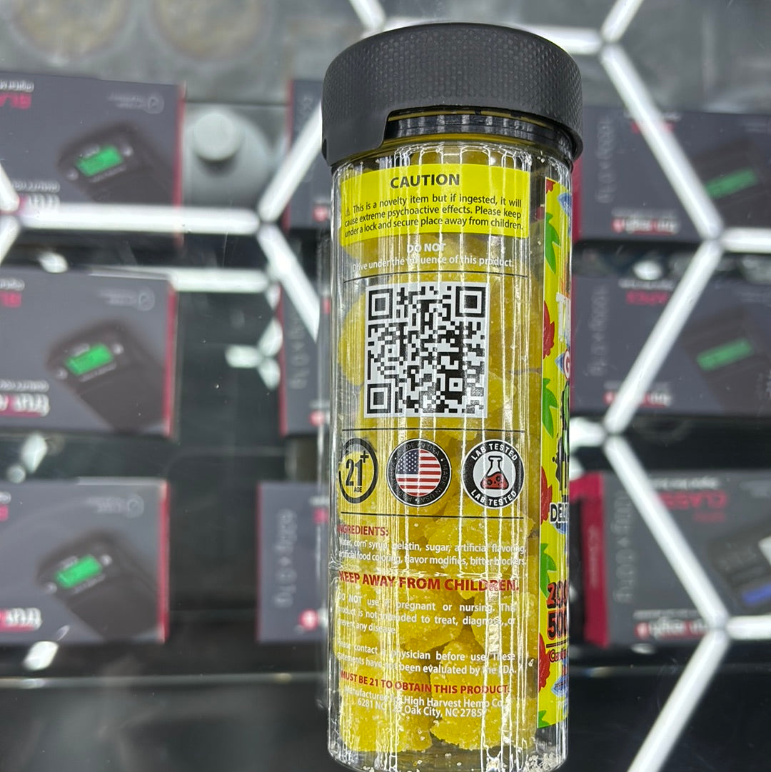 The demon gummies sour lemonade,5000 MG per jar