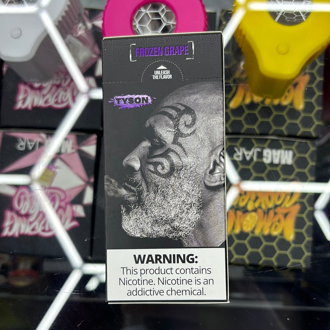 Tyson 15,000 hits iron mike frozen grape