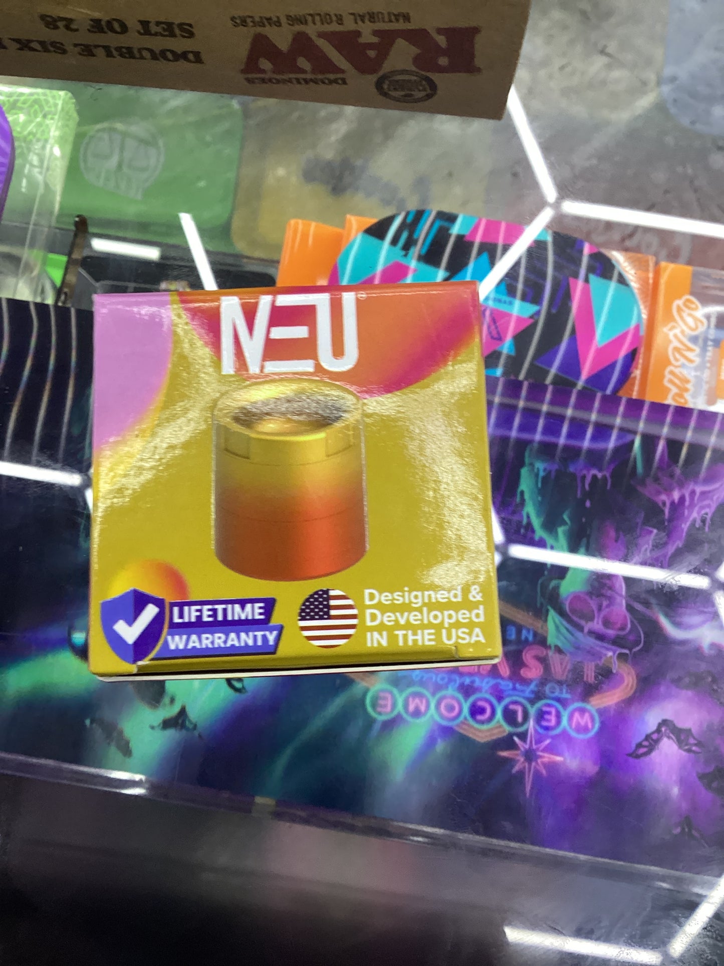 Neu grinder yellow n orange