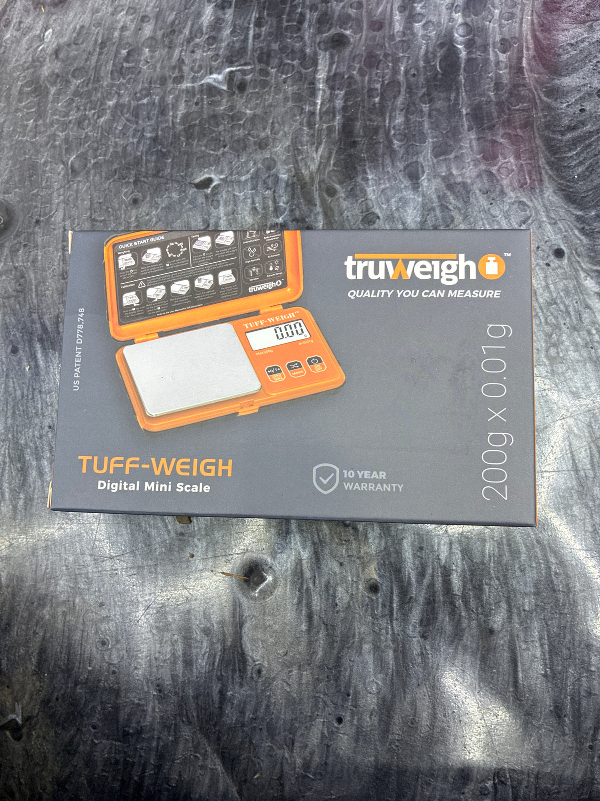 Truweight tuff weight tuff-200-01-OR 200gx0.01g