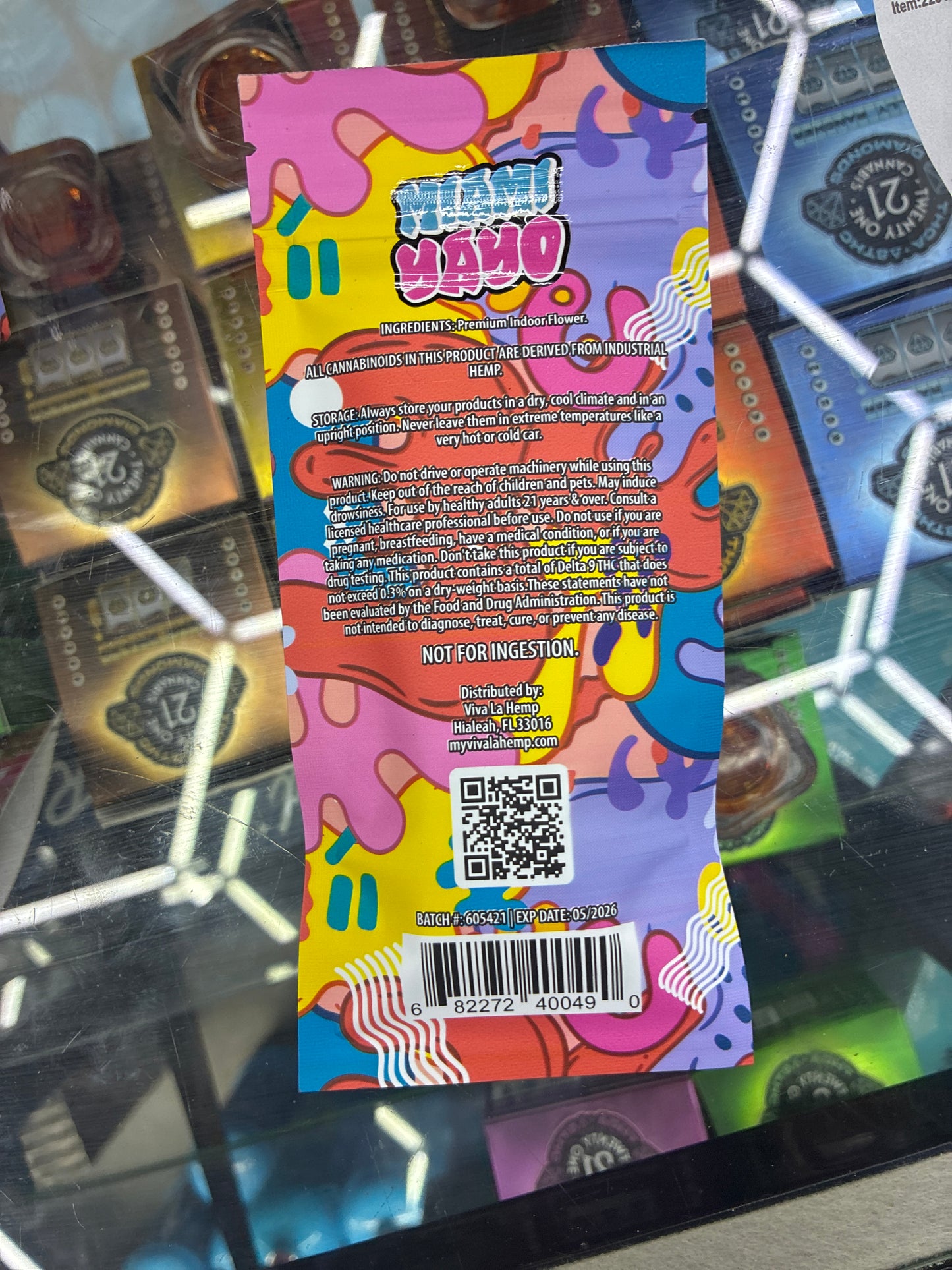 Viva la hemp thca preroll 3ct 6g sativa Miami yayo