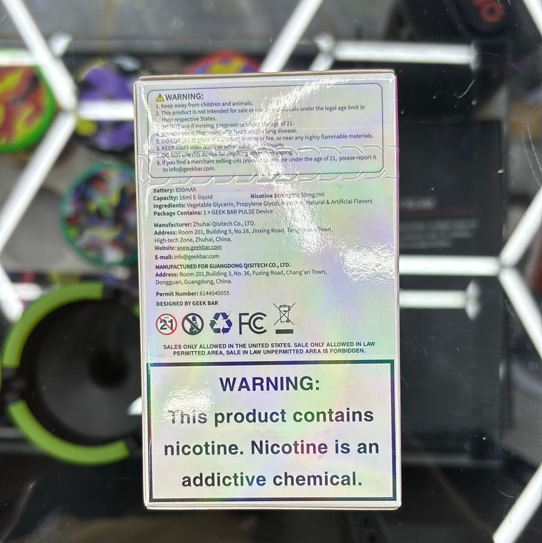 Geek bar pulse blueberry watermelon