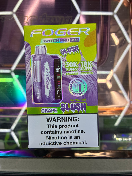 Fogger switch pro disposable kit 30k puffs grape slush