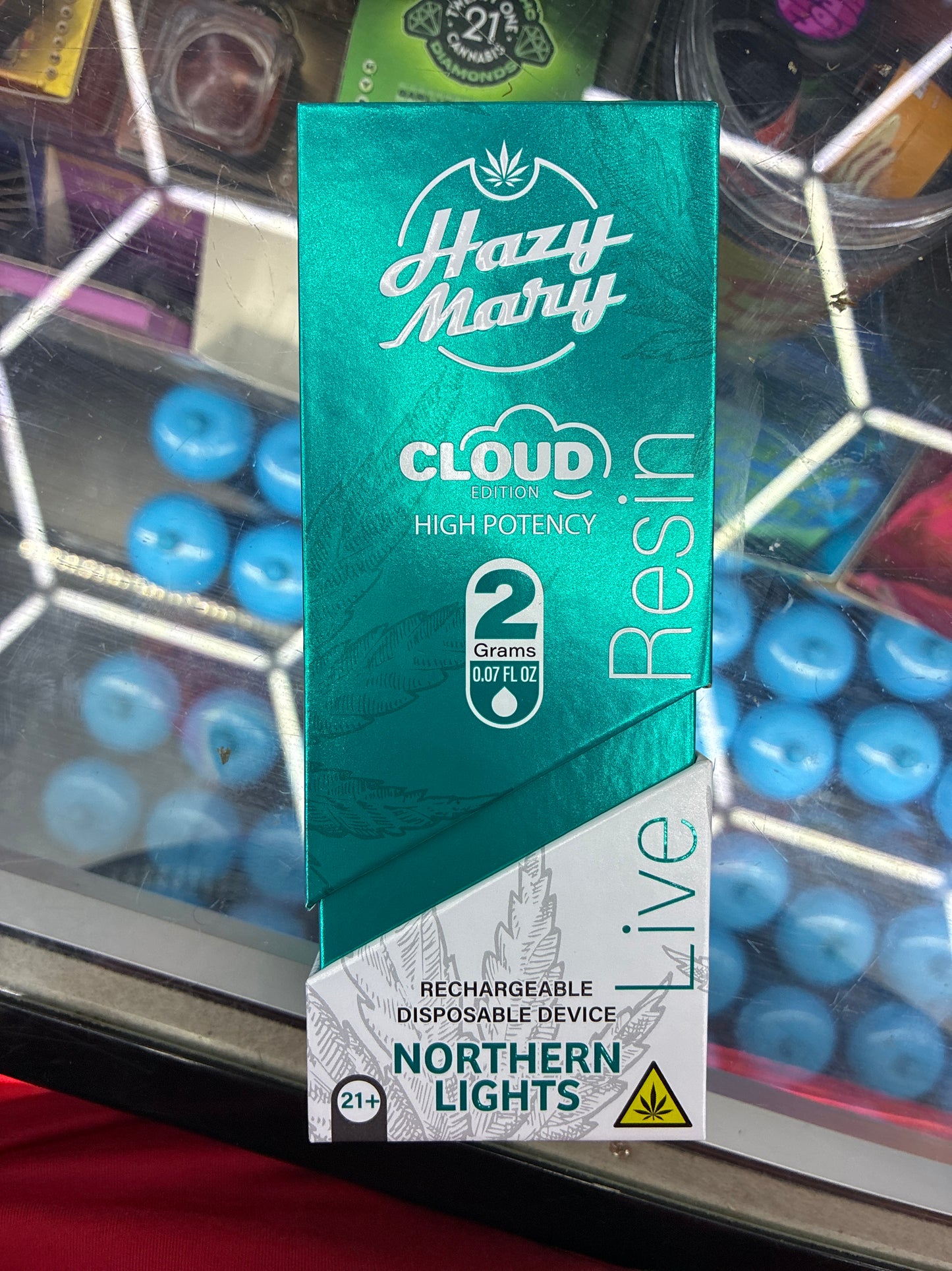 Hazy Mary cloud edition 2g live resin disposable northern lights indica