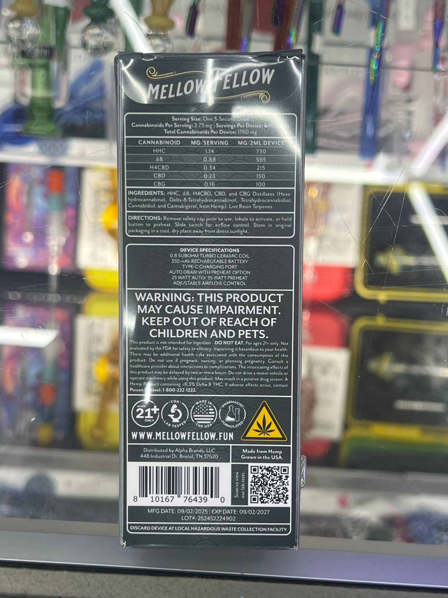 Mellow fellow jet fuel , live resin sativa