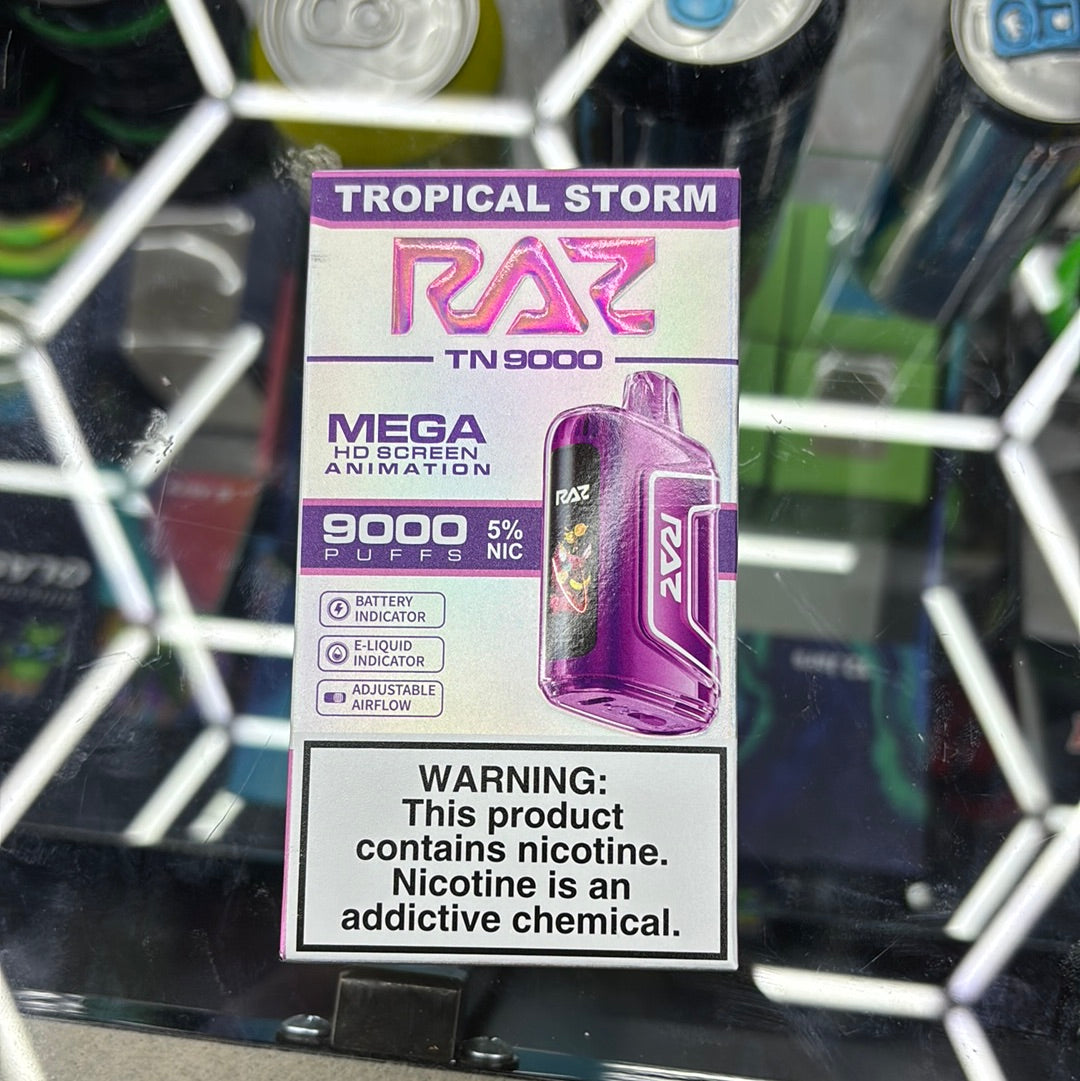 Raz 9000puffs tropical storm