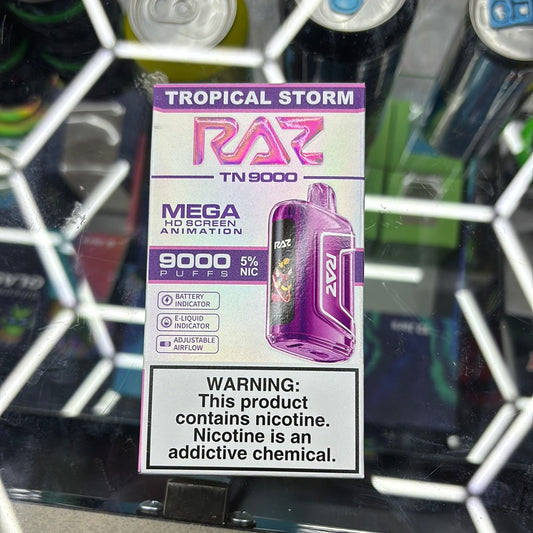 Raz 9000puffs tropical storm