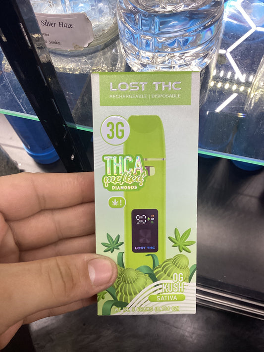Lost thc melted diamonds 3g og kush sativa