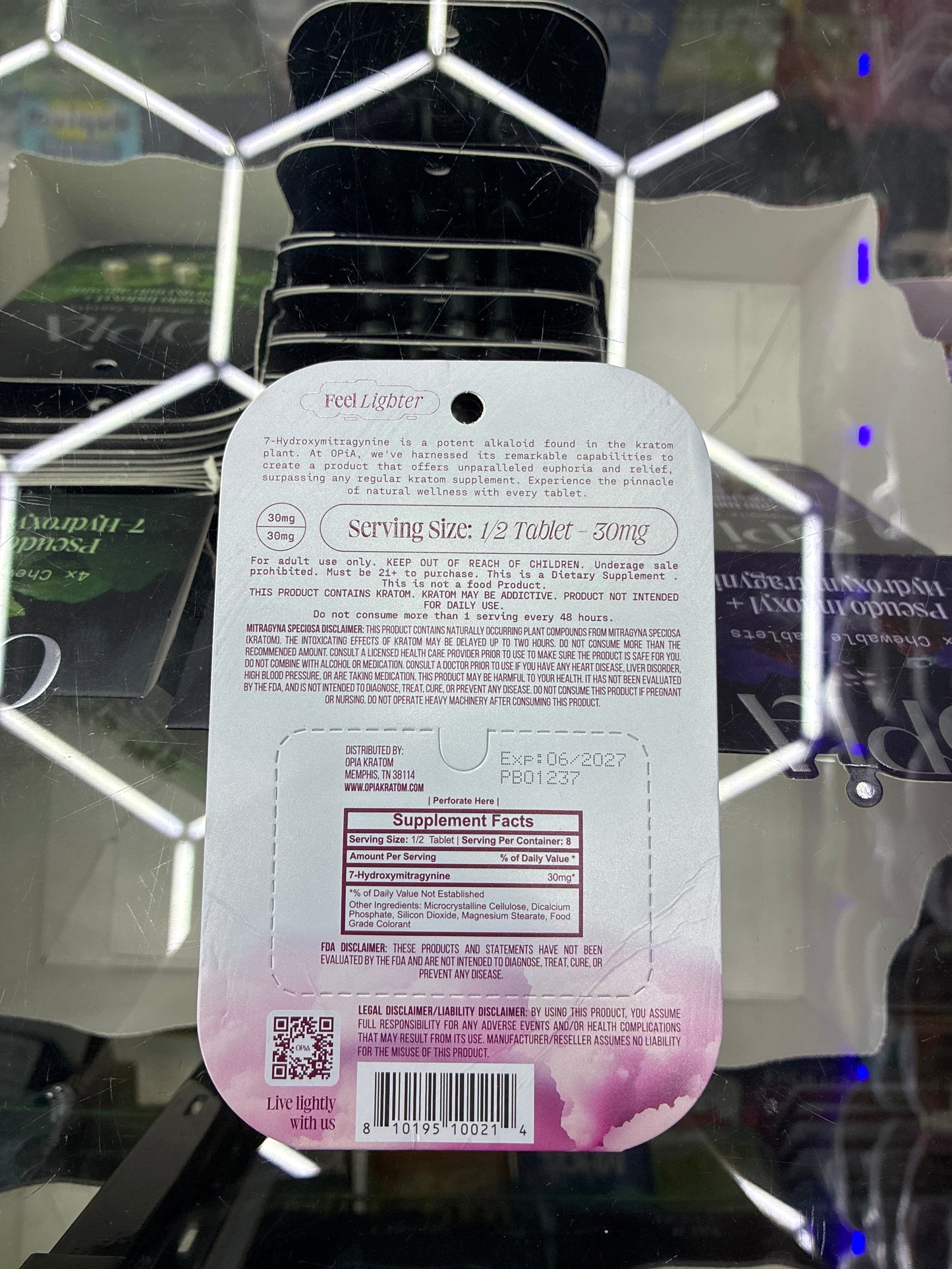 Opia 4 pack high potency 60mg sour strawberry 4 pack