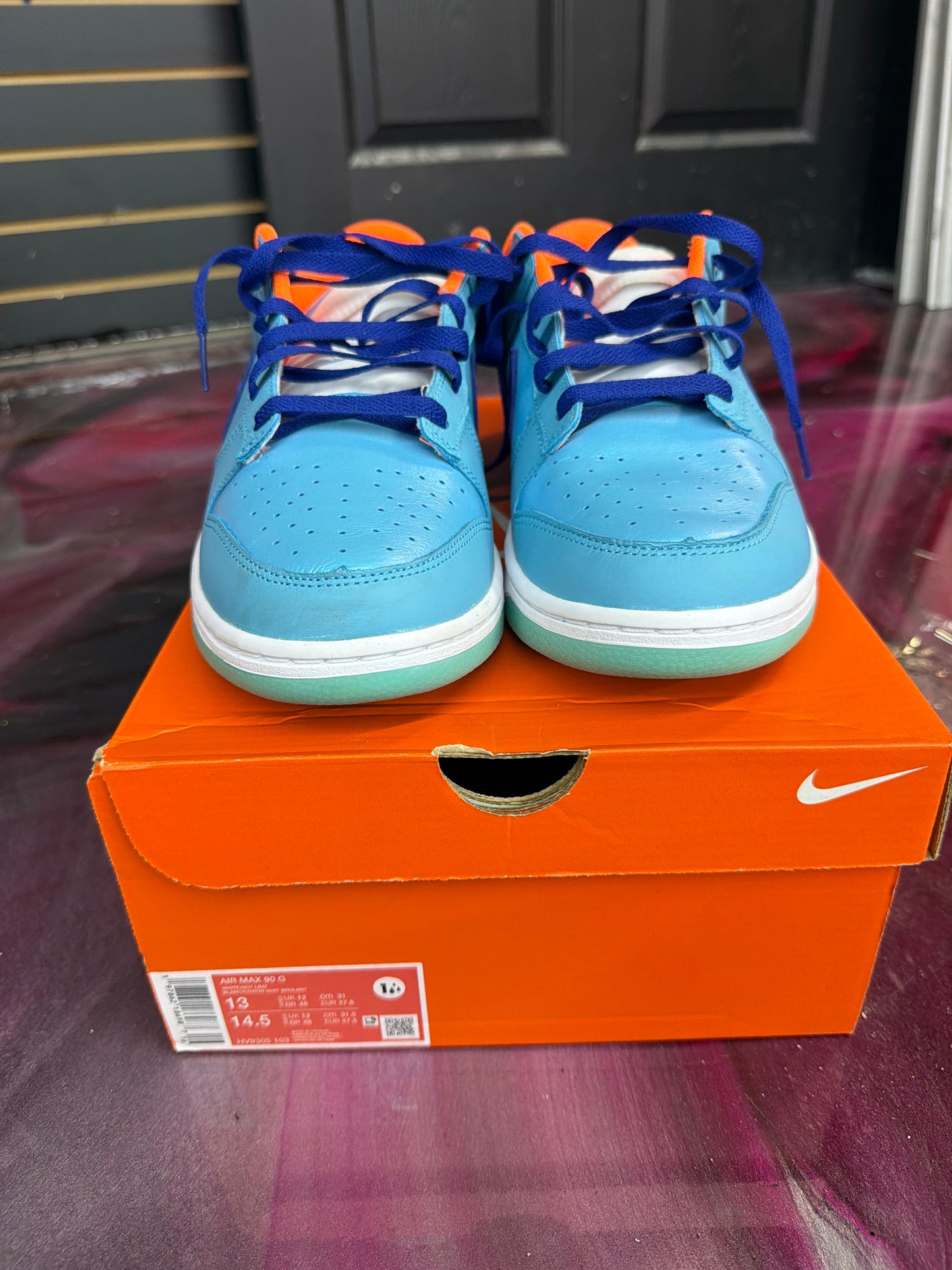 Nike Dunk Low SE Baltic Blue Total Orange Size 10.5