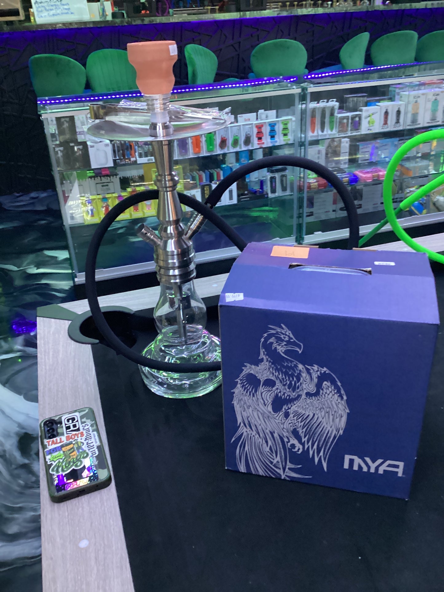 Mya hookah silver