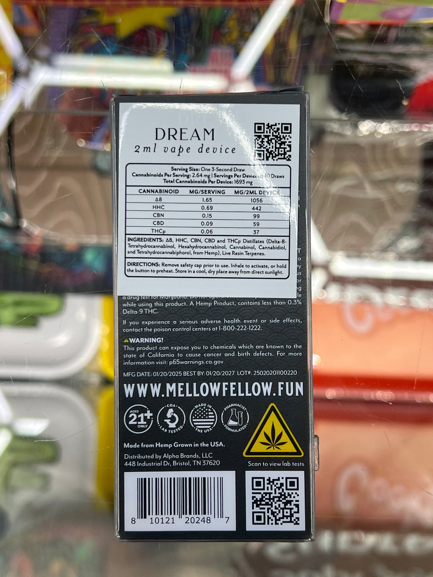 Mellow fellow double dream hybrid, 2G cart