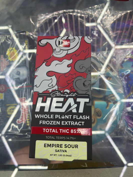 Heat whole plant flash frozen extract 1g empire sour sativa