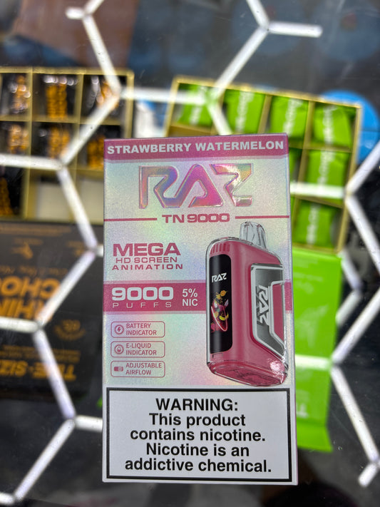 Raz 9000puffs strawberry watermelon