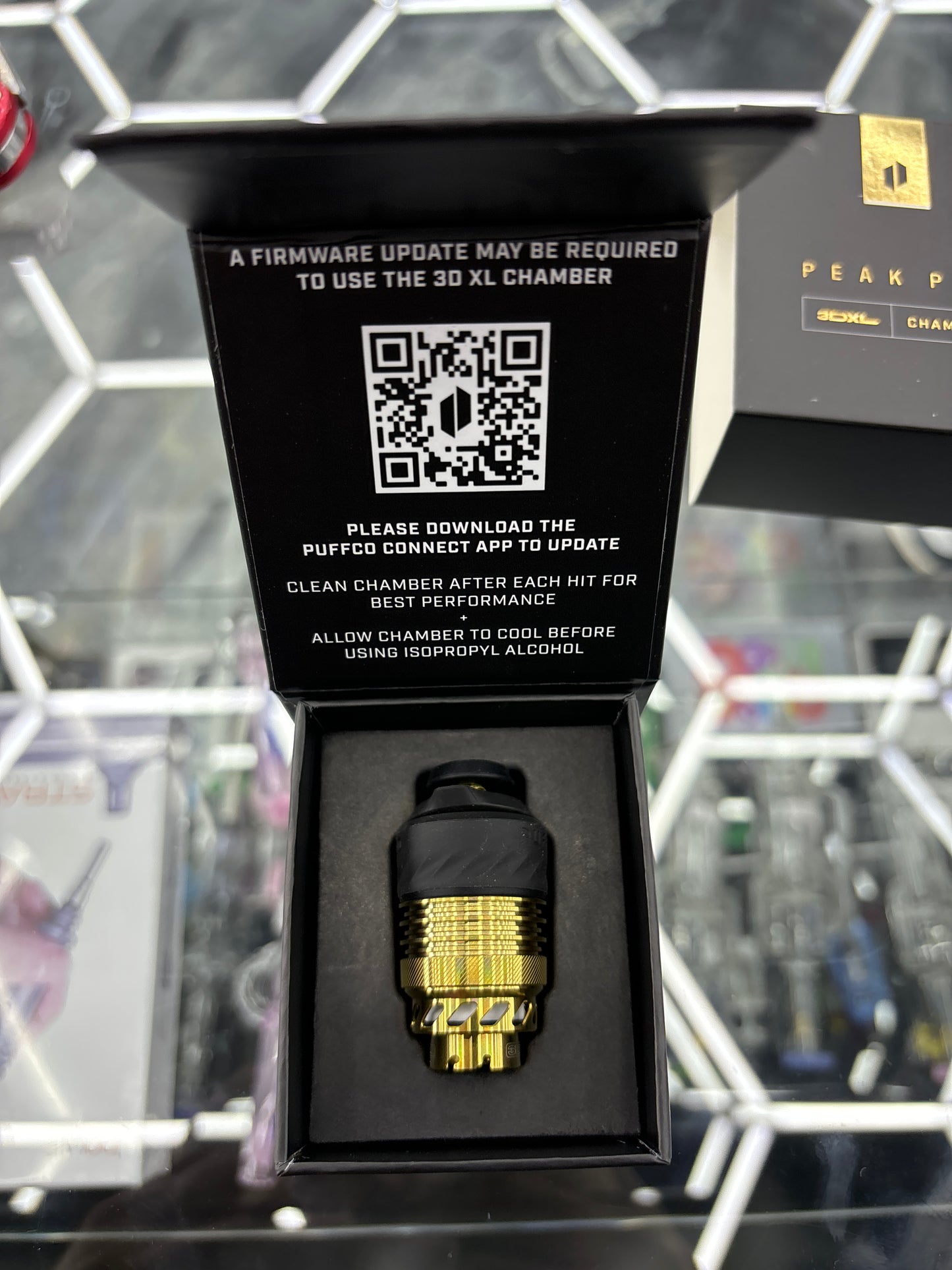Puffco pro 3dXL gold chamber atomizer