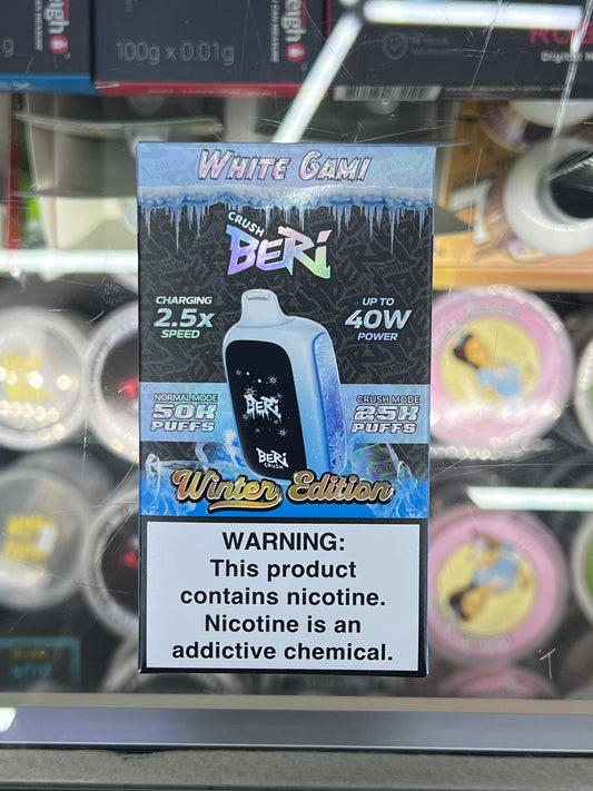 Crush beri white gami 50k puffs