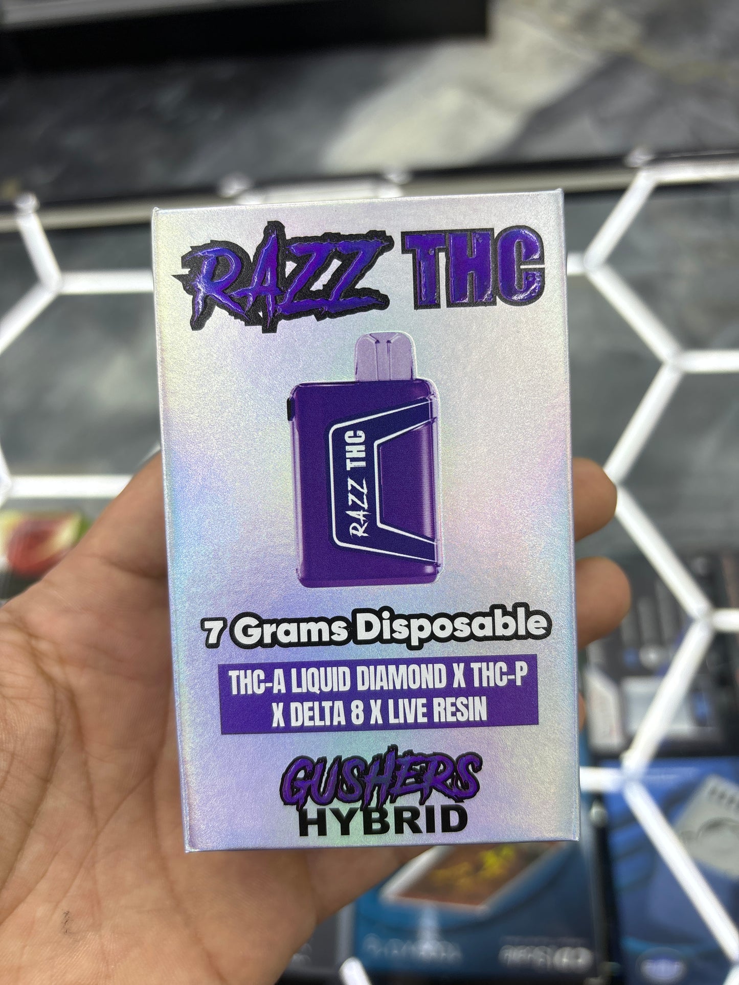 Razz thc 7g disposable gushers hybrid