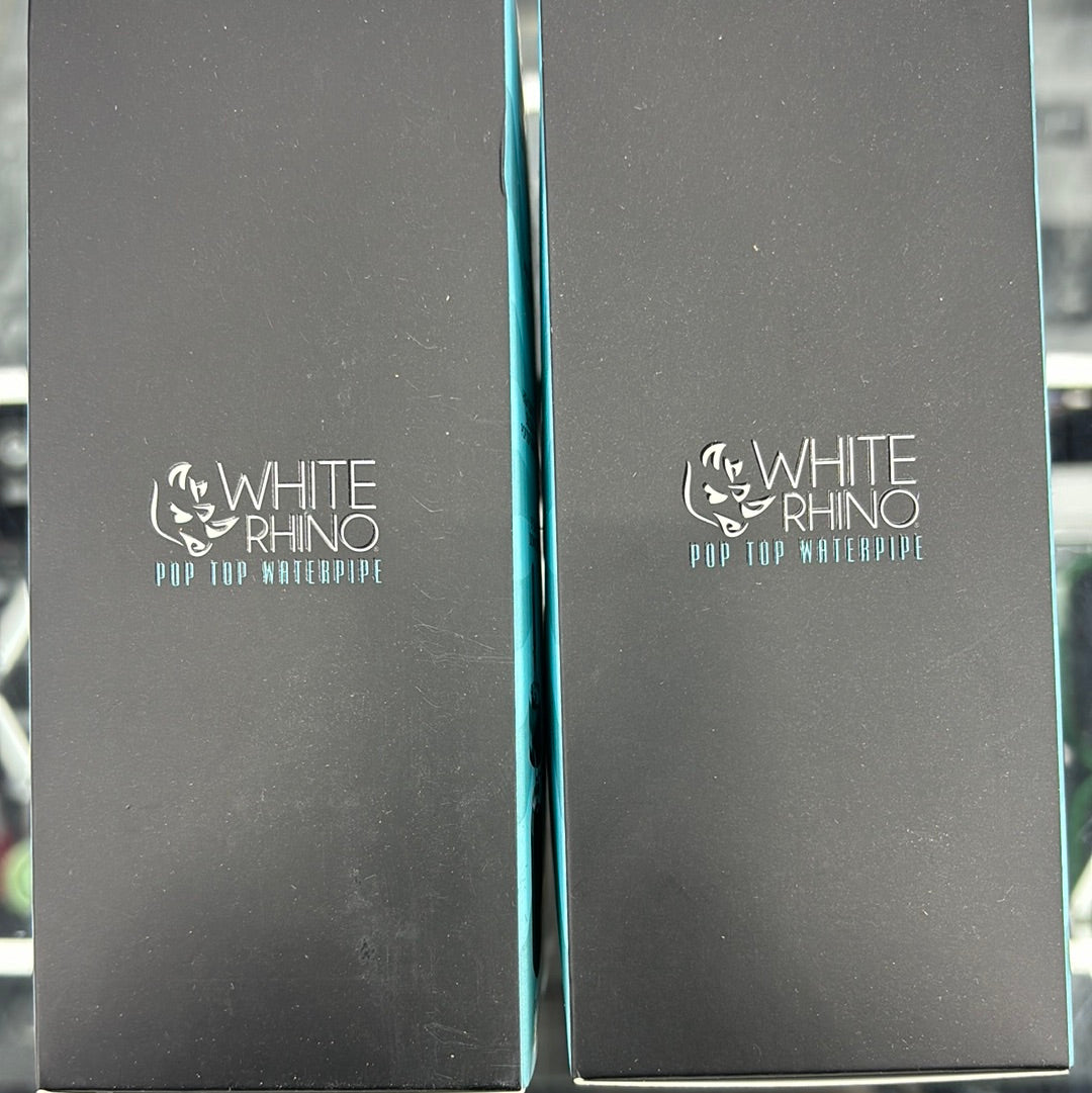 White rhino pop top water pipe