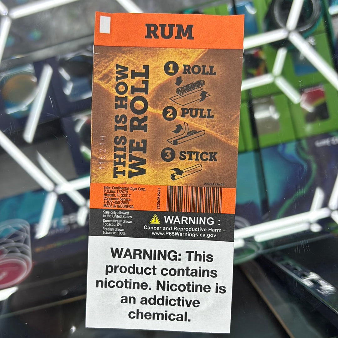 Al Capone rum leaf wrap