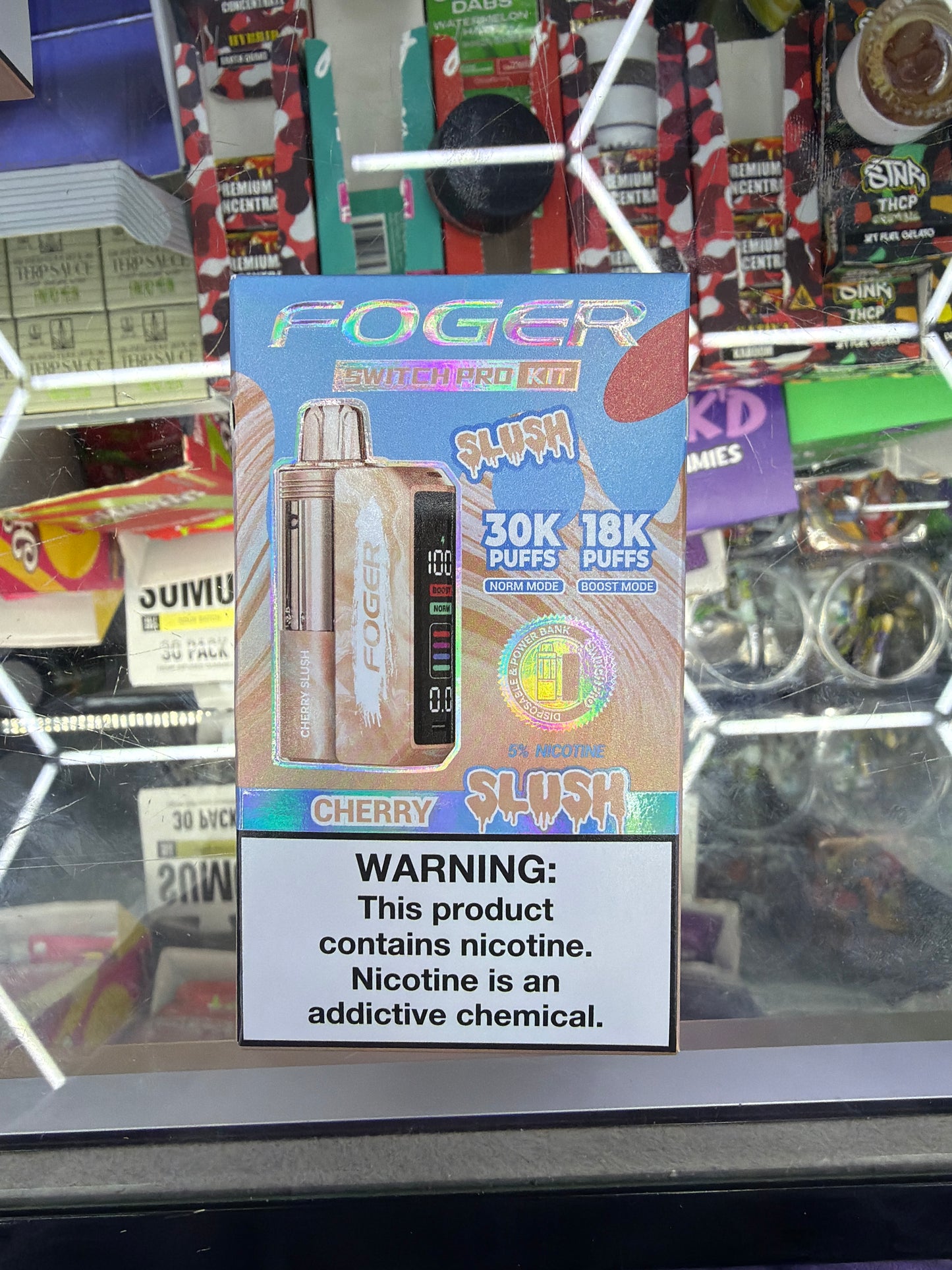 Fogger switch pod kit Cherry Slush 30k