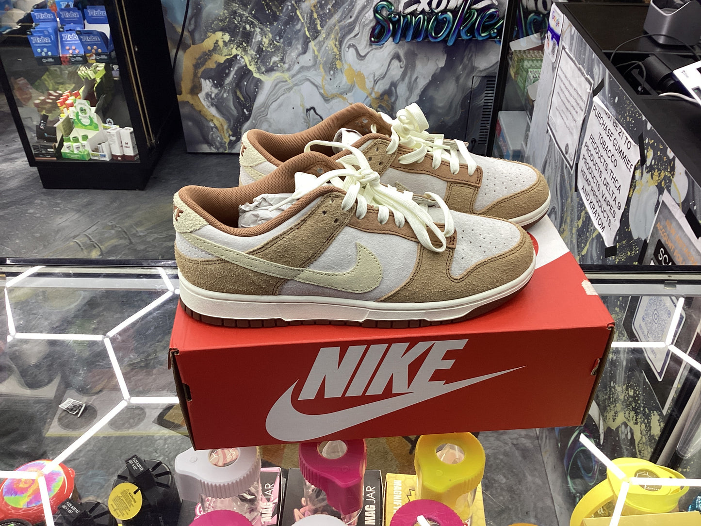 Nike dunk low brown/grey suede men’s size 9.5