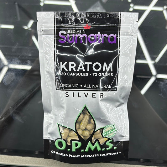 Opms sumatra kratom 120cap silver