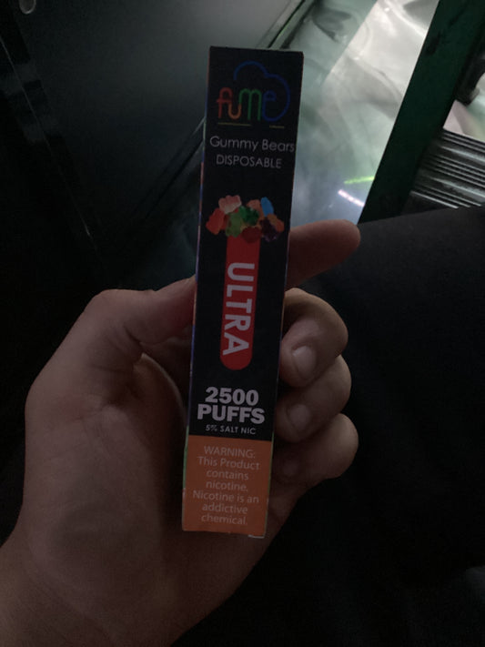 Fume gummy bear ultra 2500 puffs
