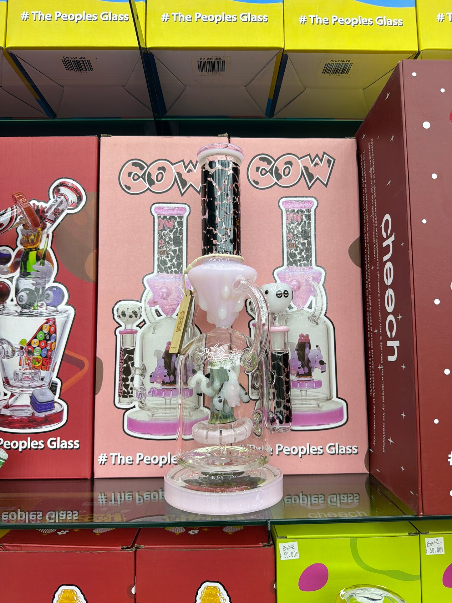 Cheech - Water Pipe - Moo Juice For Grown Ups 12”