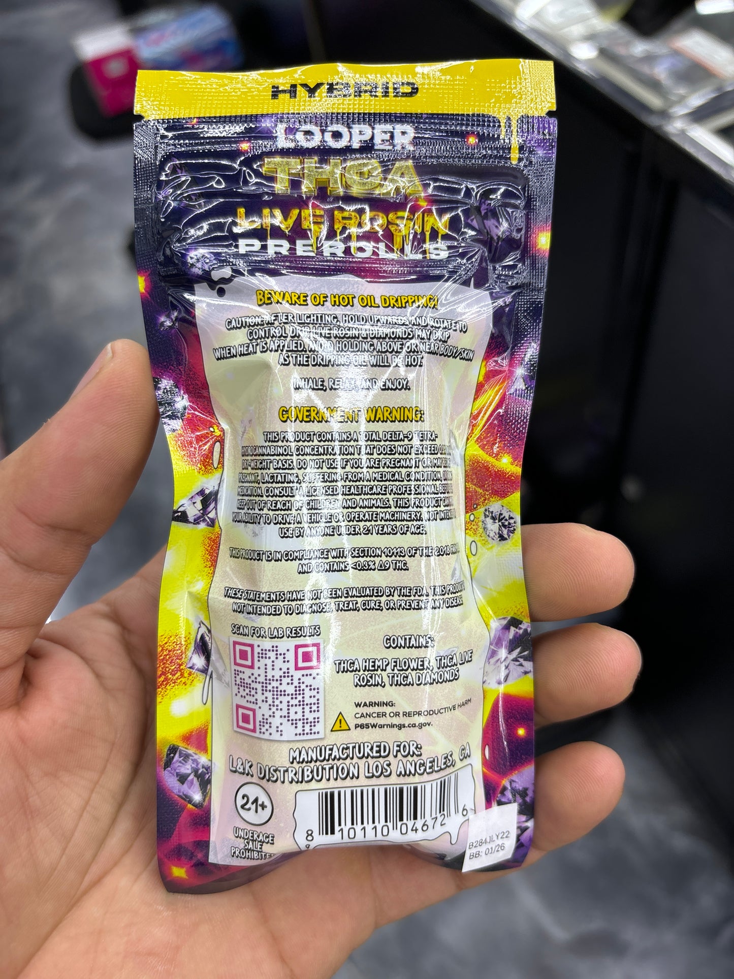 Looper thca live rosin prerolls super runtz hybrid