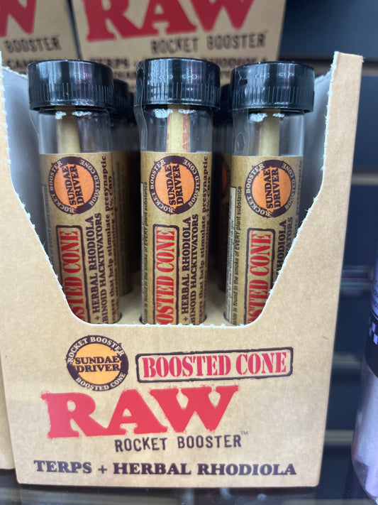 Raw boosted cones rocket booster sundae driver