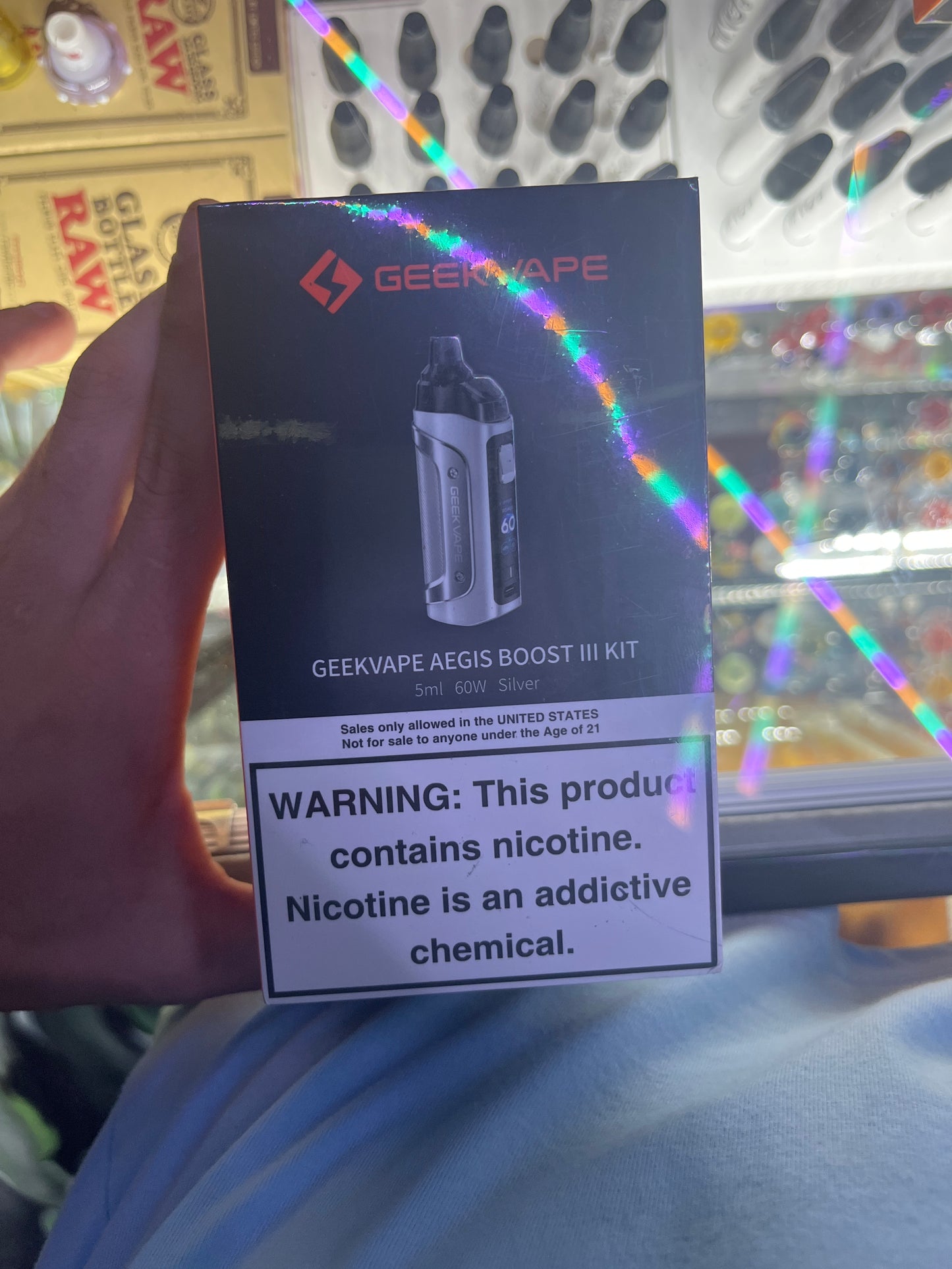 Geekvape aegis boost 3 kit silver