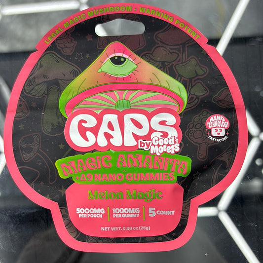 Caps, magical mushrooms, melon magic 5000 mg