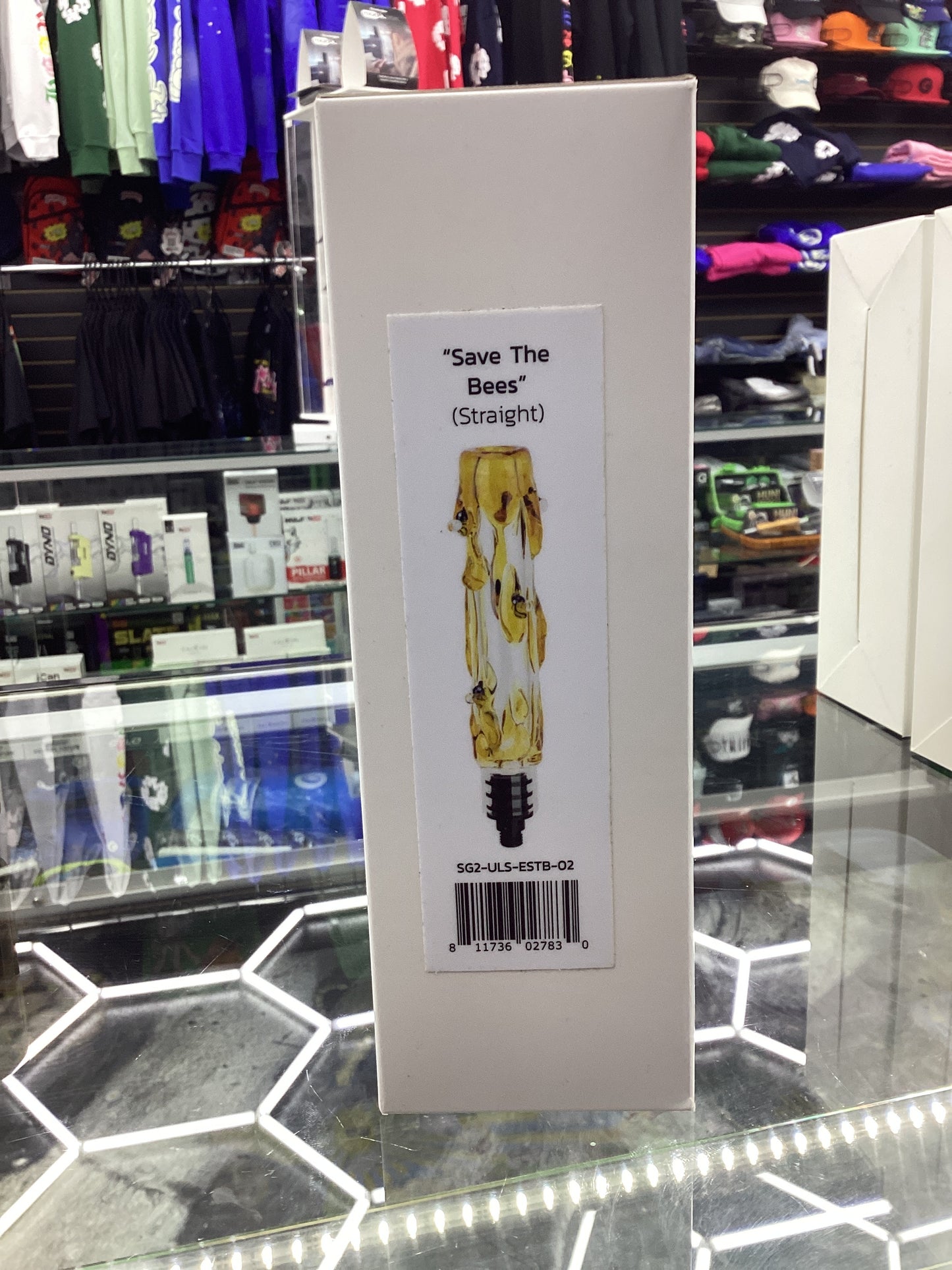 Stundenglass large glass upstem “save the bees” straight