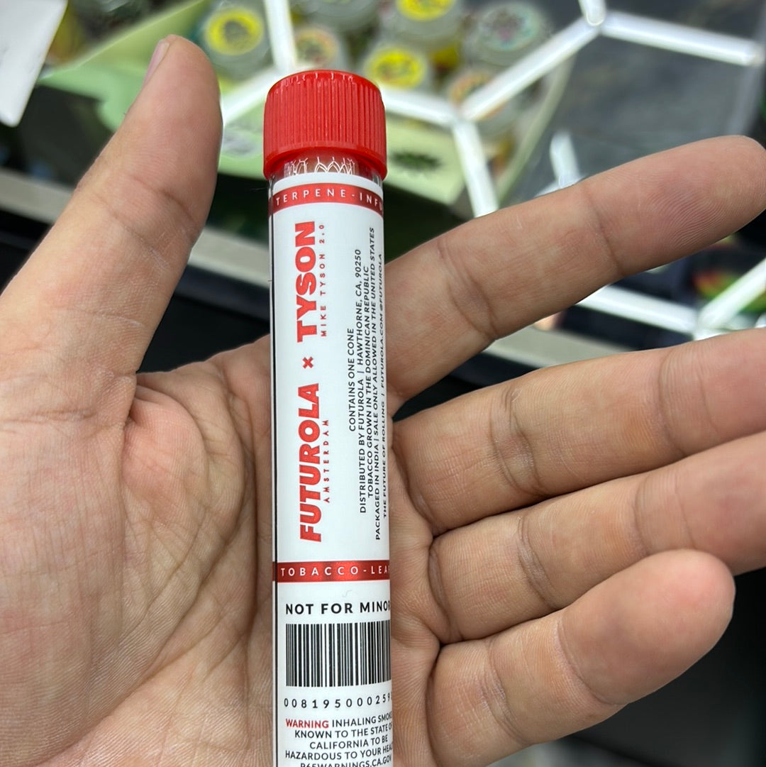 Futurola x Tyson blunt cone, hybrid knockout OG
