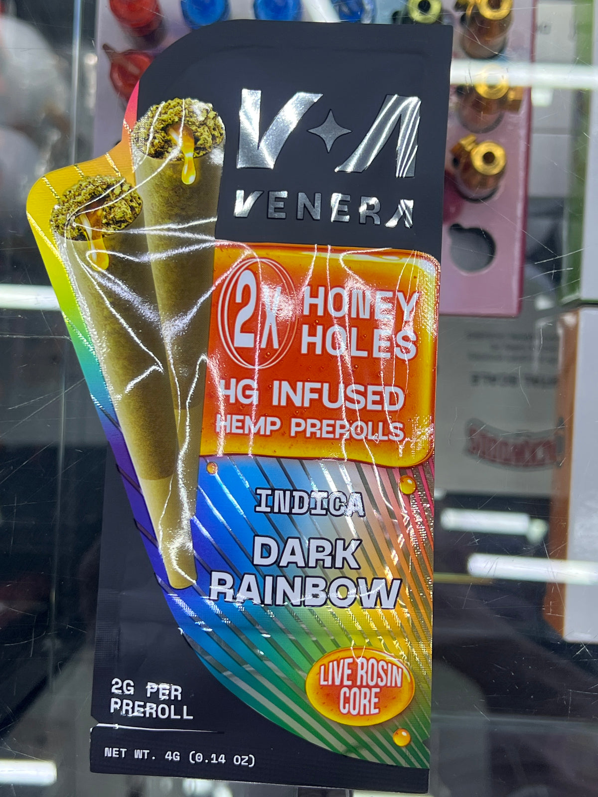 Venera 2x Honey Holes 4g infused Dark Rainbow Indica