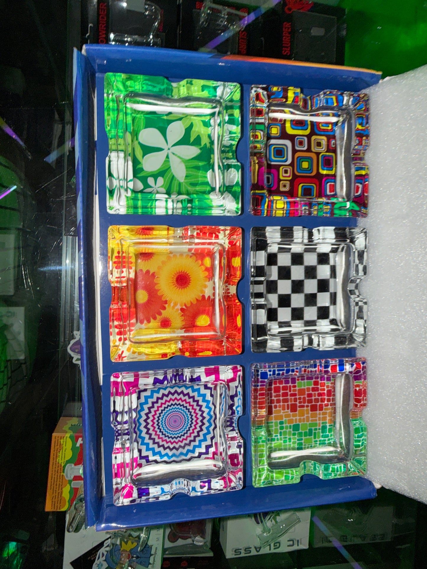 square ashtray