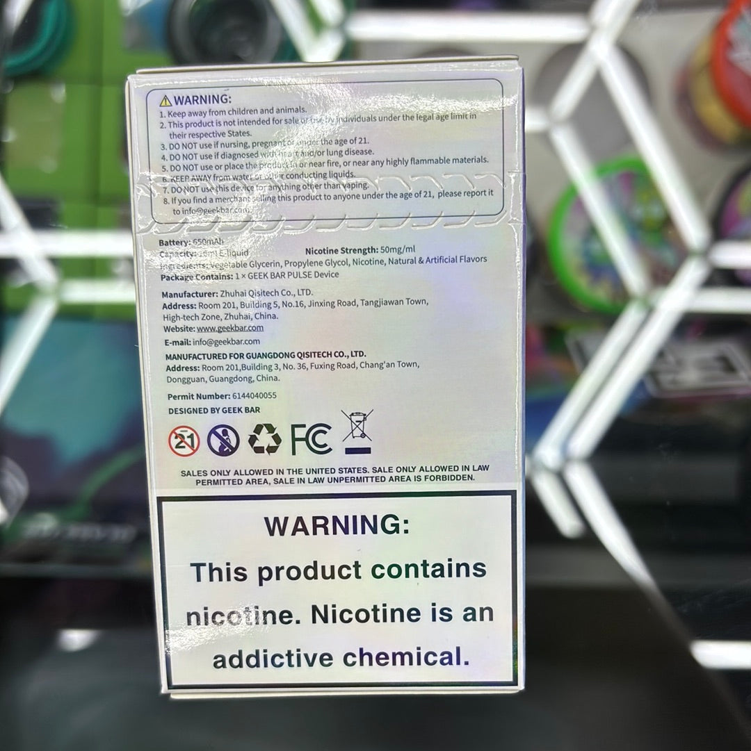 Geek bar pulse black cherry