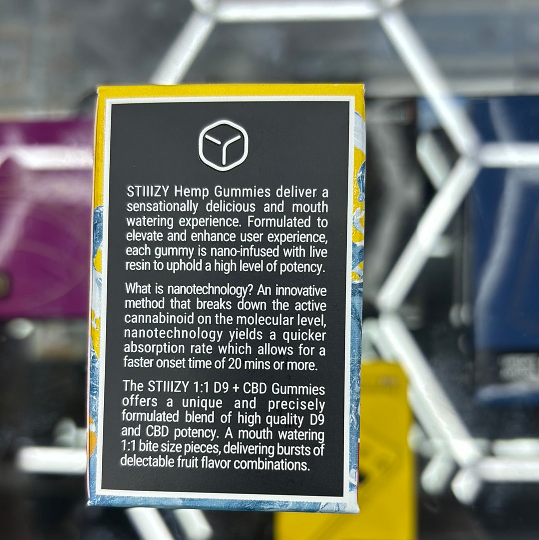 Stizzy D9 white gummy edible