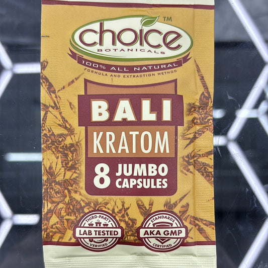 Choice cali kratom 8 jumbo capsules